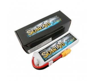 Batteries de propulsion avions RC - Batterie Gen ace Soaring lipo 3S 11.1V 3300mAh 30C prise XT90 - FLASH RC 2
