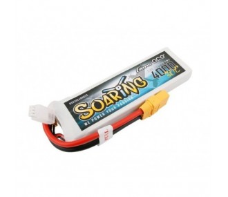 Baterías propulsión Aviones RC - Gen ace Soaring lipo 2S 7.4V 4000mAh 30C socket XT90 - FLASH RC