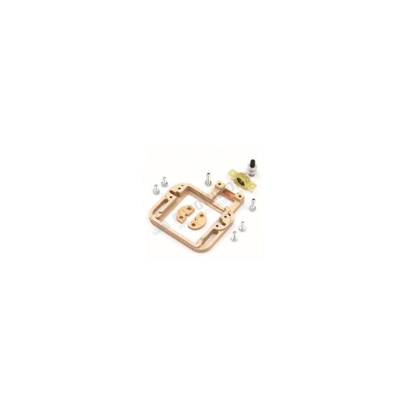Supporti di precisione per servi - Supporto in legno Hitec D89MW con cuscinetto - destra - FLASH RC
