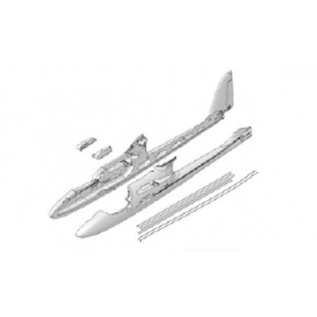 Gliders/Motorgliders RC - EASYSTAR 3 Multiplex : Fuselage without shift - FLASH RC