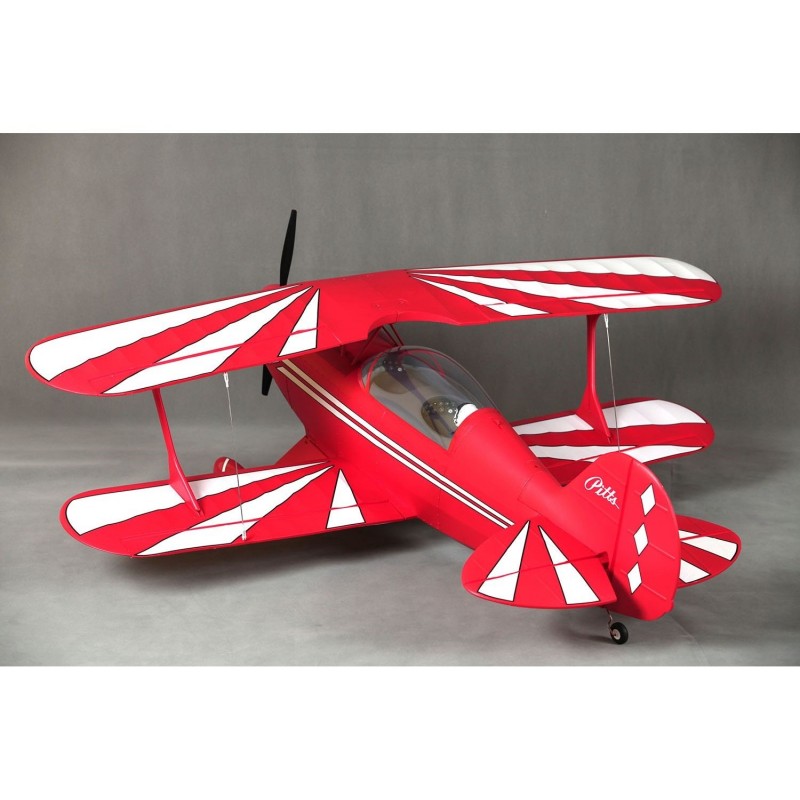 RC Kunstflugzeuge - Flugzeug FMS PITTS V2 PNP ca.1.40m + Gyro REFLEX - FLASH RC