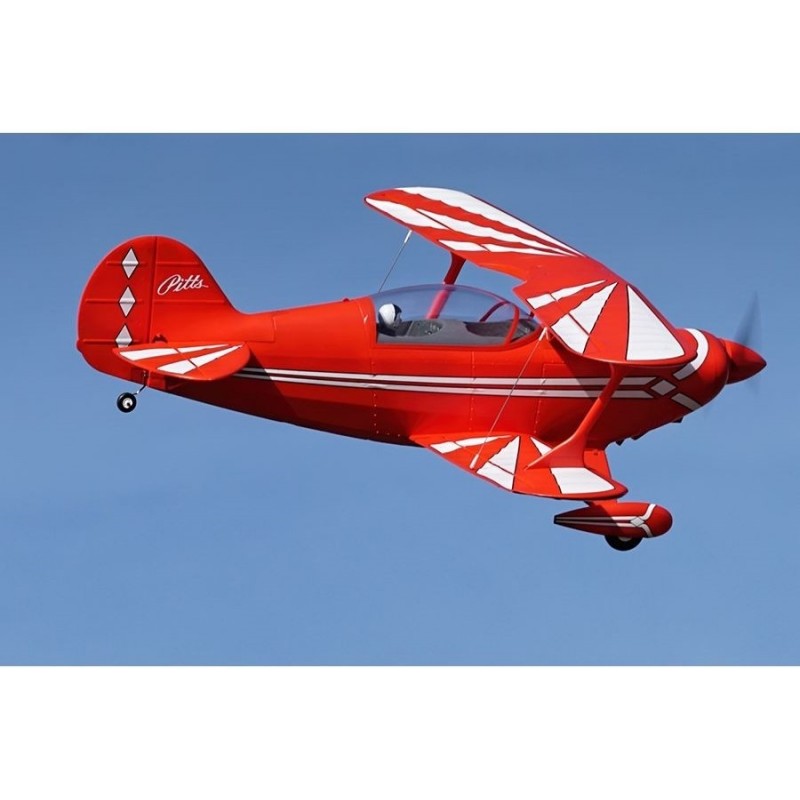 Velivolo acrobatico RC - FMS PITTS V2 PNP Velivolo di circa 1,40m + giroscopio REFLEX - FLASH RC