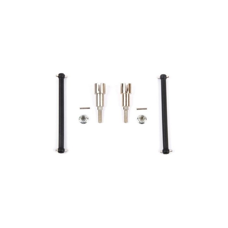 Ricambi per auto RC - T4933/53N -Set dado cardanico posteriore in metallo (2p) Pirate Booster/Ripper/Dune/Tracker - FLASH RC