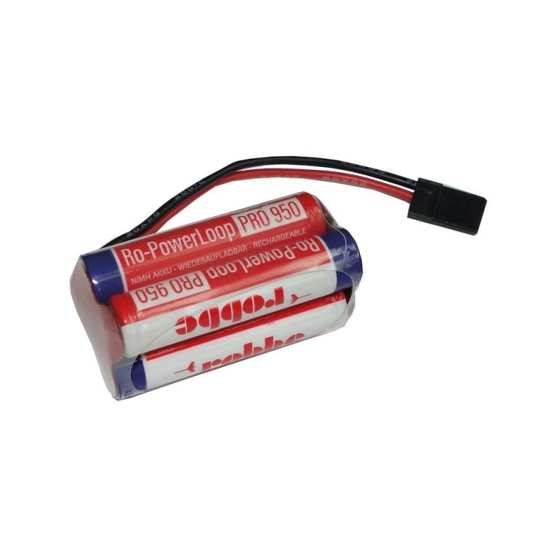 Baterías Receptor - Batería 4,8V 950mAh NiMh AAA RO-POWER LOOP ROBBE - FLASH RC