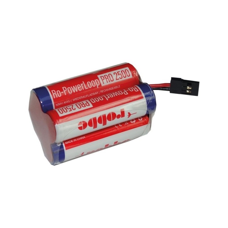 Baterías Receptor - Batería 4,8V 2500mAh NiMh AA bloque RO-POWER LOOP ROBBE - FLASH RC