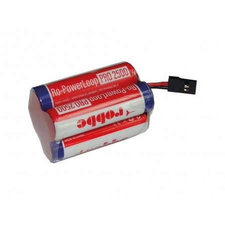 Batteries de réception - Batterie 4,8V 2500mAh NiMh AA bloc RO-POWER LOOP ROBBE - FLASH RC