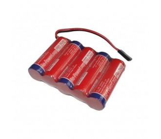 Baterías Receptor - Batería 6,0V 2500mAh NiMh AA plana RO-POWER LOOP ROBBE - FLASH RC