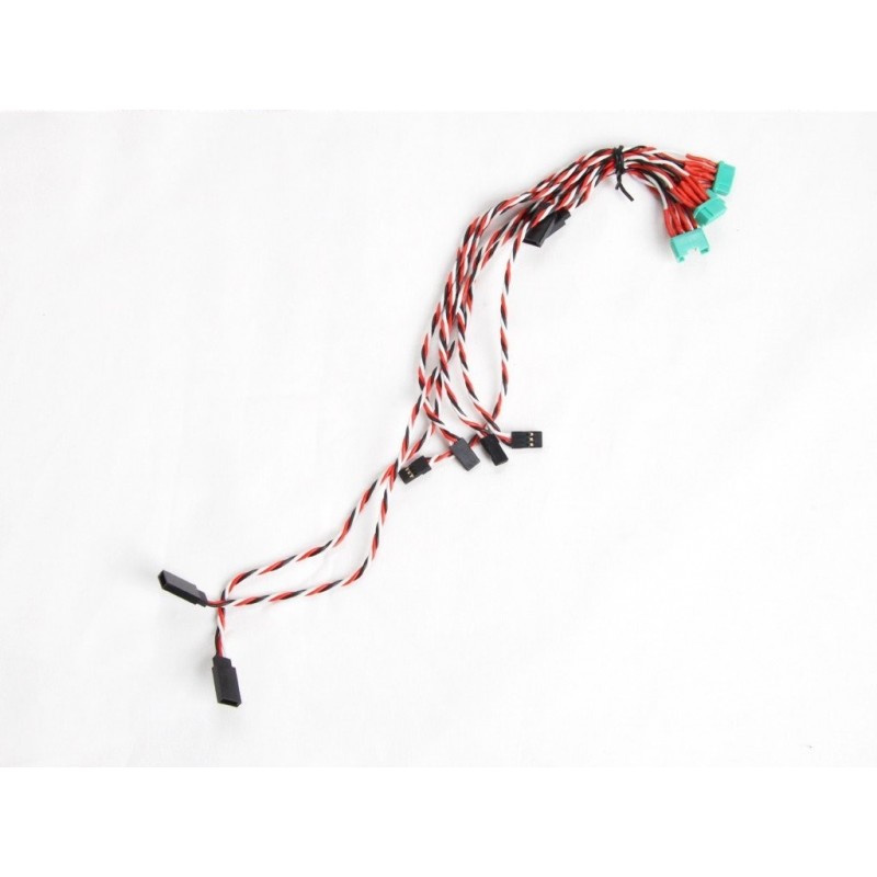 Quick connectors for wings - Glider cables & plugs 1,5m - FLASH RC