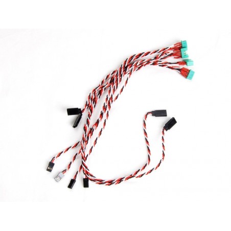 Connessioni alari rapide - Cablaggio e spine per alianti da 2,0 m - FLASH RC
