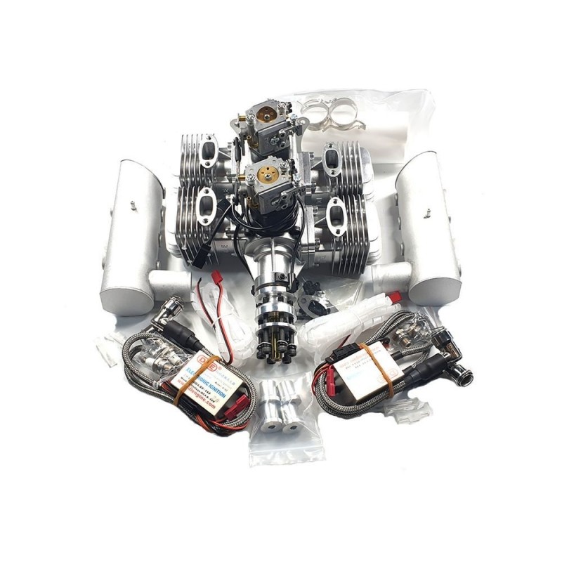 Motori a benzina - Motore a benzina a 2 tempi DLE-120-T4 - Dle Engines - FLASH RC