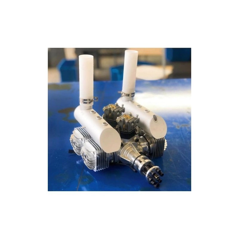 Benzinmotoren - 2-Takt Benzinmotor DLE-120-T4 - Dle Engines - FLASH RC