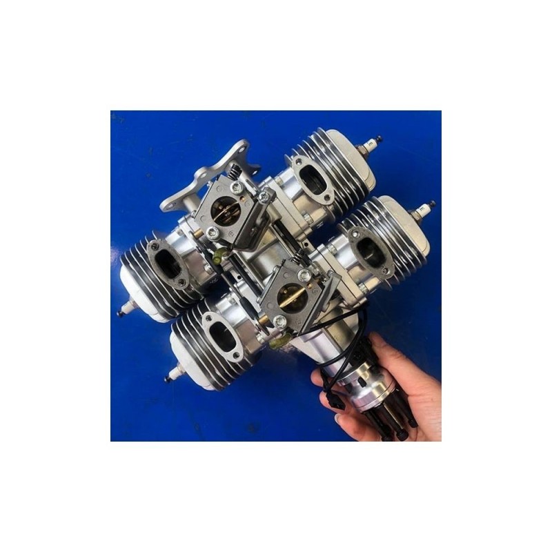 Benzinmotoren - 2-Takt Benzinmotor DLE-120-T4 - Dle Engines - FLASH RC