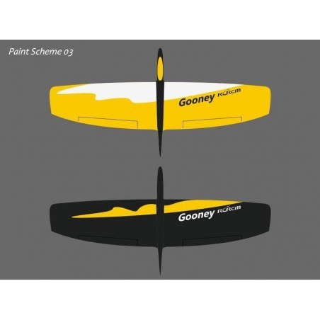 RC Flying Wings - Gooney Flying Wing amarillo y negro aprox.1.50m RCRCM - FLASH RC