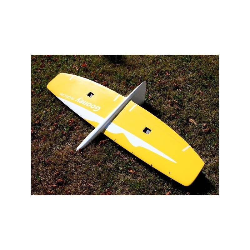 RC Flying Wings - Gooney Flying Wing amarillo y negro aprox.1.50m RCRCM - FLASH RC