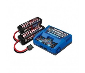 Chargers - Traxxas EZ-Peak Live Charger 2973G 200W + 2x Lipo 14.8V 6700mAh 2890X - FLASH RC