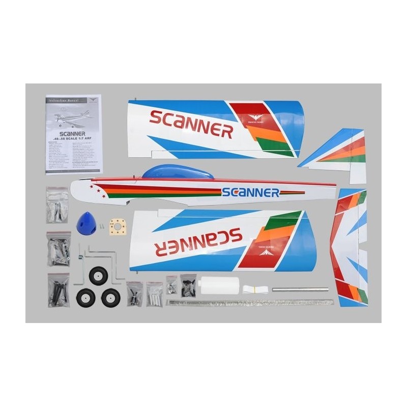 Aviones RC Principiantes - Modelo Phoenix Scanner .46-55 GP/EP ARF 1.44m - FLASH RC