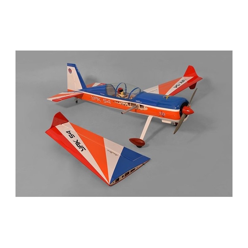 Avión Acrobático RC - Phoenix Modelo YAK 54 .91-120 GP/EP ARF 1.62m - FLASH RC