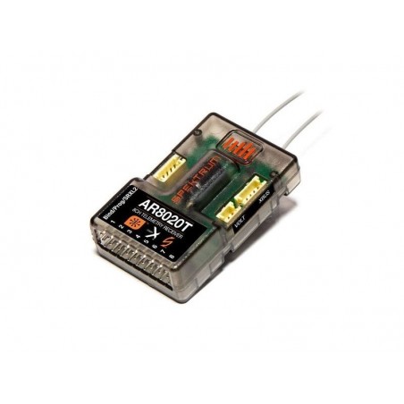 DSM2/DSMX 2.4Ghz SPEKTRUM - Spektrum AR8020T DSMX 8-Kanal Telemetrieempfänger - FLASH RC