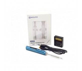Löten, Eisen, Zinn - Lötkolben SQ-001 OLED programmierbar blau (12-24V/17-65W) - FLASH RC
