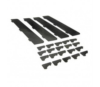 Fittings (parts) - Vortex carbon generator - XR52 Precision Aerobatics (20pcs) - FLASH RC