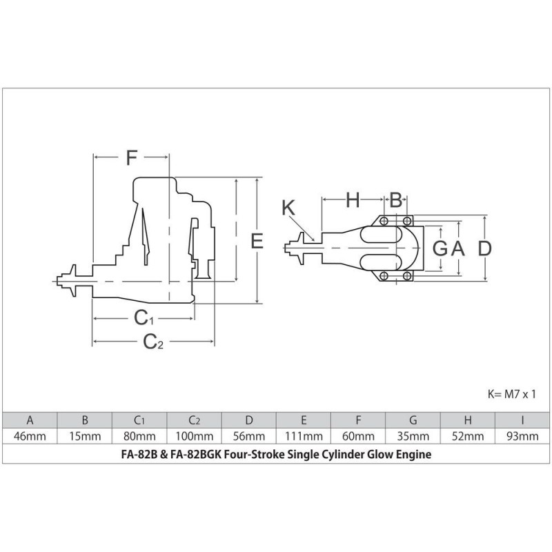 Methanolmotoren - Saito FA-100 4-Takt-Methanolmotor - FLASH RC