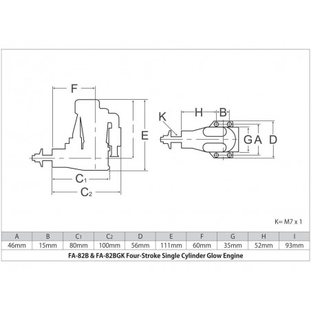 Moteurs Méthanol - Saito FA-100 Moteur methanol 4 temps - FLASH RC