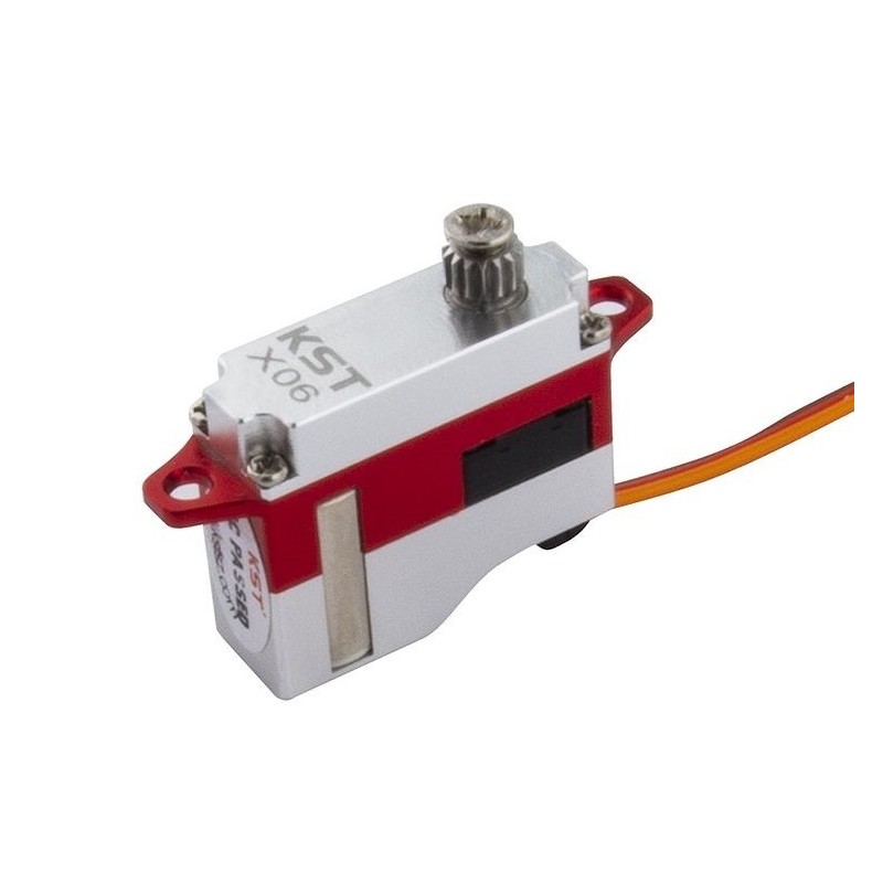 Servo micro KST X06 HV numérique (6g, 1,8kg/cm, 0,07sec/60°) - FLASH RC