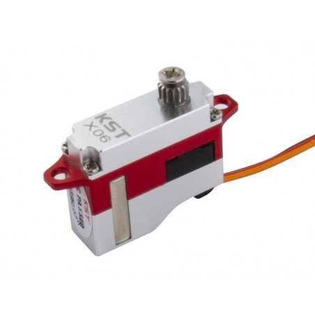 Servos - KST X06 HV digital micro servo (6g, 1.8kg/cm, 0.07sec/60°) - FLASH RC