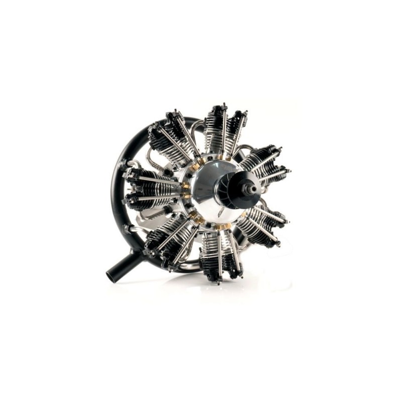 Moteurs Méthanol - Moteur 4 temps UMS radial, 7 cylindres 77cc, méthanol - FLASH RC