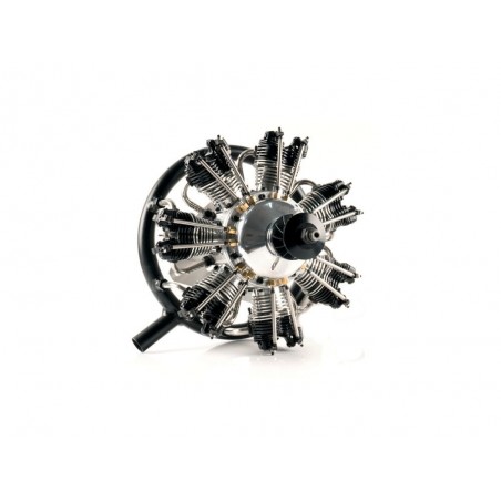 Motores de metanol - Motor UMS radial 4 tiempos, 7 cilindros 77cc, metanol - FLASH RC