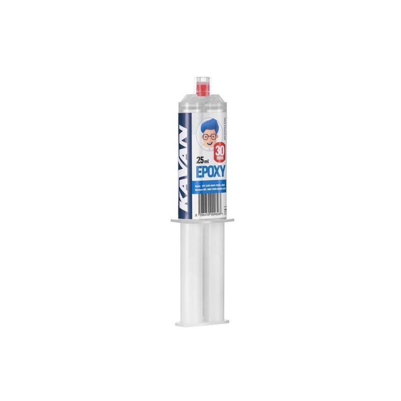 Pegamento Epoxi - Pegamento Epoxi 30min jeringa 25ml KAVAN - FLASH RC