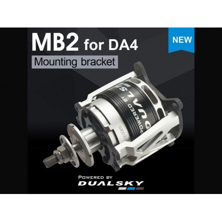 Engine mount - Alu & Carbon engine mount for XM63DA V4 DUALSKY - FLASH RC