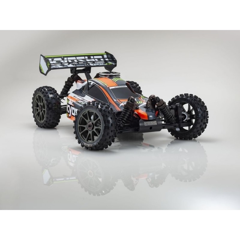 Coches RC todoterreno - Kyosho Inferno Neo 3.0 Readyset T3 naranja - FLASH RC