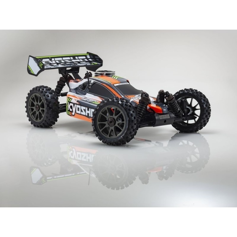 Coches RC todoterreno - Kyosho Inferno Neo 3.0 Readyset T3 naranja - FLASH RC