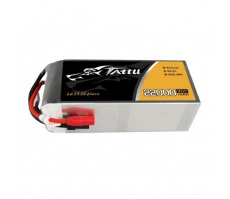 Baterías de propulsión de aviones RC - Batería Lipo 6S 22.2V 22000mAh 30C Tattu (tomas AS150+XT150) - FLASH RC