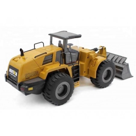 Camion ribaltabili e veicoli da costruzione RC - Huina Bulldozer in metallo 1/14° RTR (CY1583) - FLASH RC