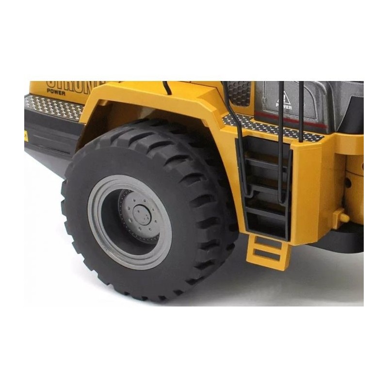 Volquetes y vehículos de construcción RC - Huina Bulldozer metal 1/14th RTR (CY1583) - FLASH RC