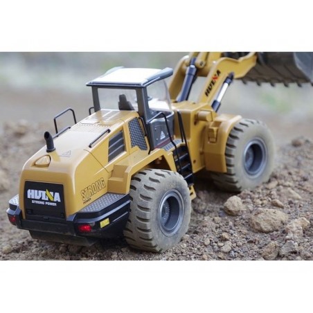 Volquetes y vehículos de construcción RC - Huina Bulldozer metal 1/14th RTR (CY1583) - FLASH RC