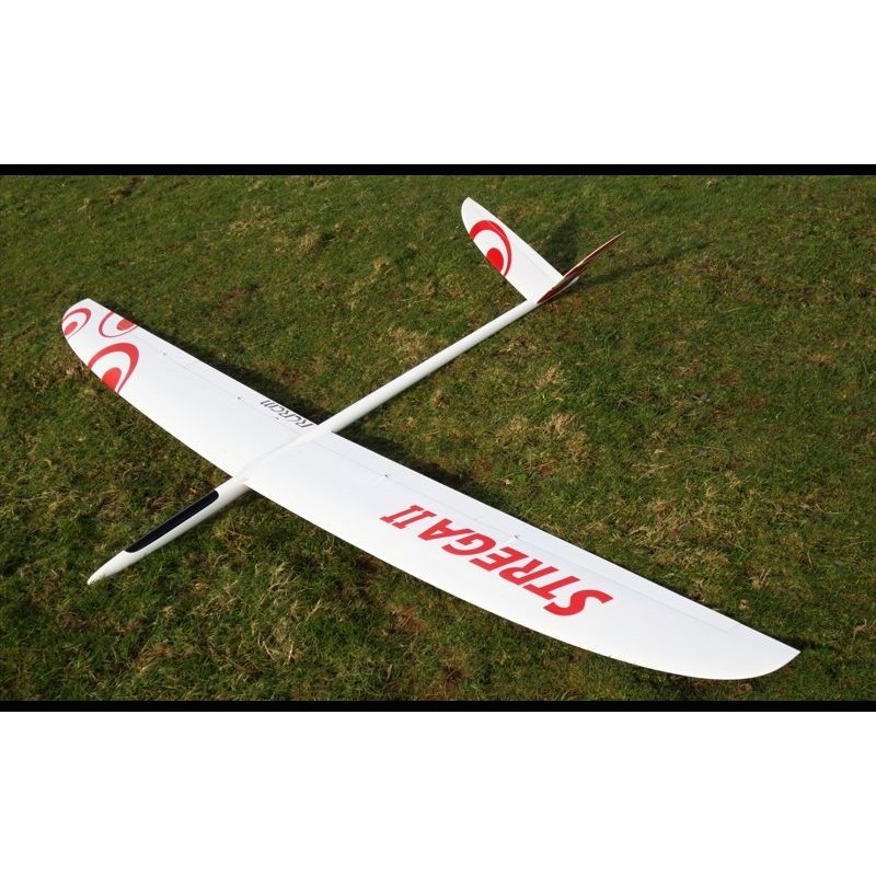 RC Gliders - Strega 2 Full carbon approx. 2.73m white & red RCRCM - FLASH RC