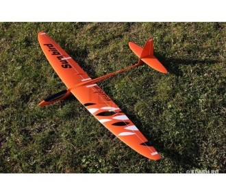 Motoplaneurs RC - E-Sunbird tout carbone 1.50m orange & noir RCRCM - FLASH RC