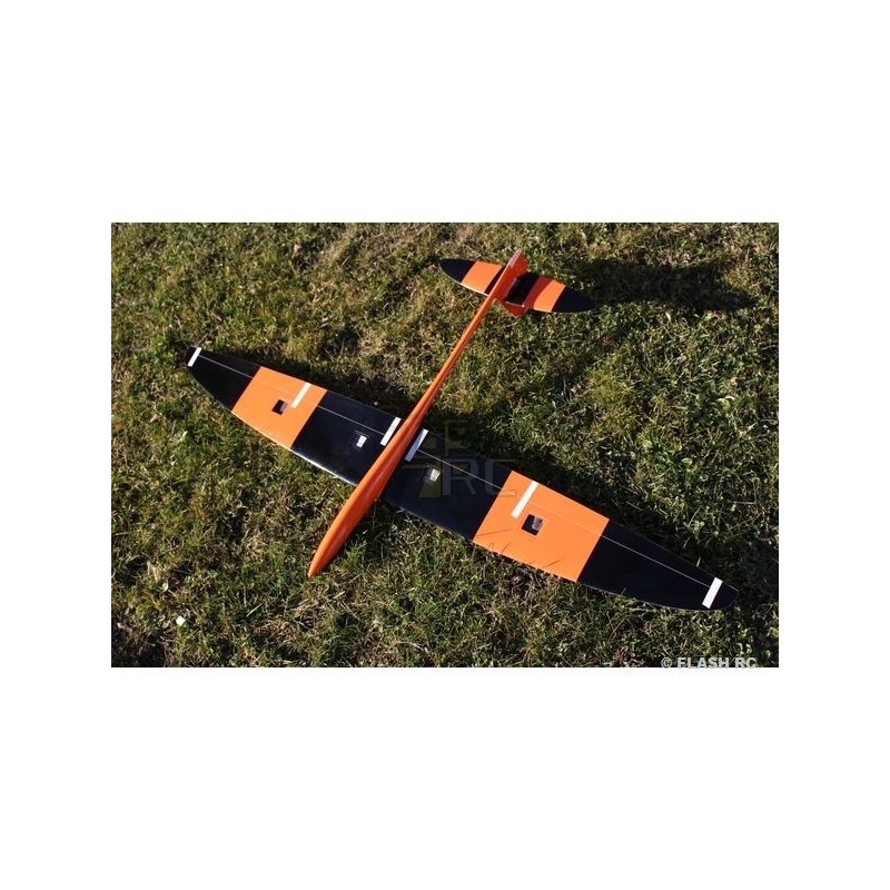 RC-Motorsegler - E-Sunbird Vollcarbon 1.50m orange & schwarz RCRCM - FLASH RC