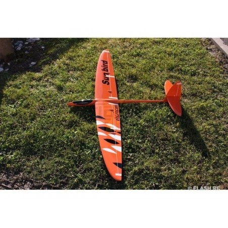 RC-Motorsegler - E-Sunbird Vollcarbon 1.50m orange & schwarz RCRCM - FLASH RC