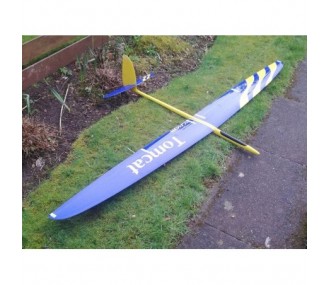 Planeurs RC - Tomcat tout fibre env.2.60m bleu & jaune RCRCM - FLASH RC