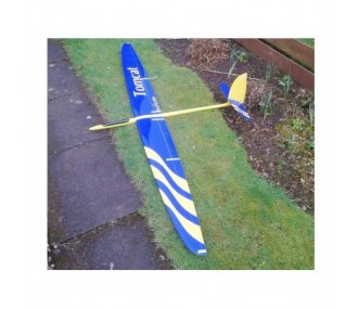 RC-Segler - Tomcat Vollfaser ca.2.60m blau & gelb RCRCM - FLASH RC 2