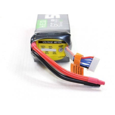 Baterías de propulsión de aviones RC - Batería Dualsky HED, lipo 5S 18.5V 5050mAh 50C/5C - FLASH RC