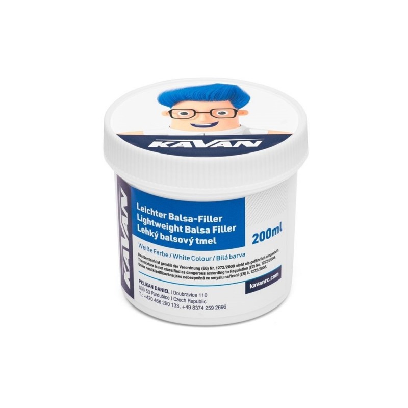 KAVAN lite balsa filler 200ml (couleur blanche) - FLASH RC