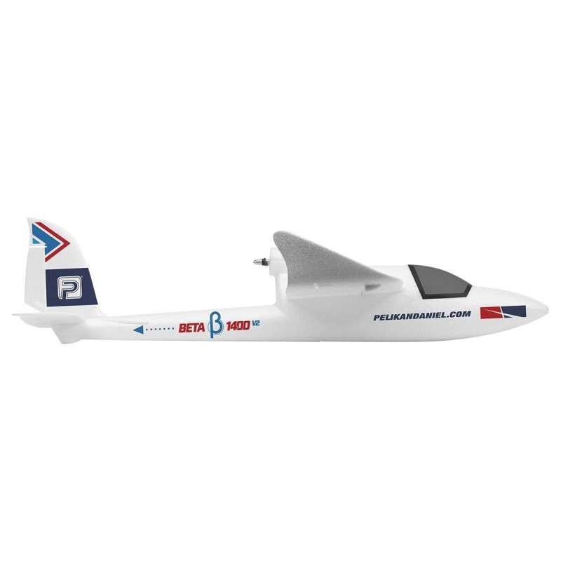 RC Motorgliders - BETA 1400 V2 approx. 1.42m EPP RTF MODE 1 - FLASH RC