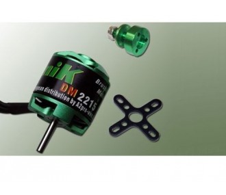 Outrunner - Motore senza spazzole DM2215 (51g, 3100kv, 200W) Pro-Tronik - FLASH RC