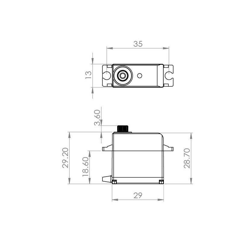 Servos - HV69 Mks digital metal servo - FLASH RC