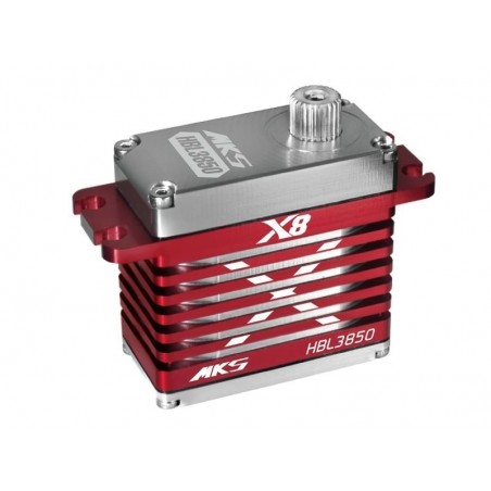 Servos - Standard servo Mks HBL3850 MG digital Brushless - FLASH RC